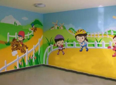 寻乌幼儿园墙体彩绘制作流程及注意事项